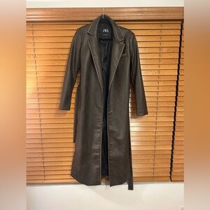 Zara Brown Trench Coat